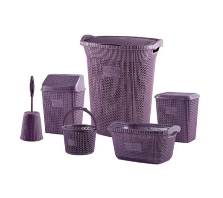 Set me 6 aksesore per tualetin.