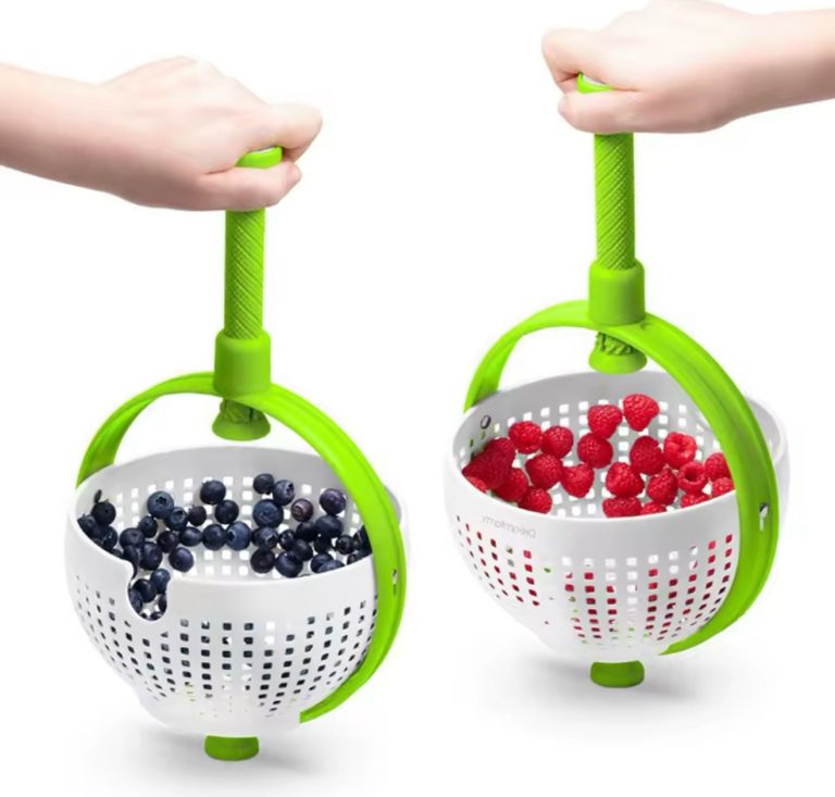 Shporta rrutulluese për fruta perime
